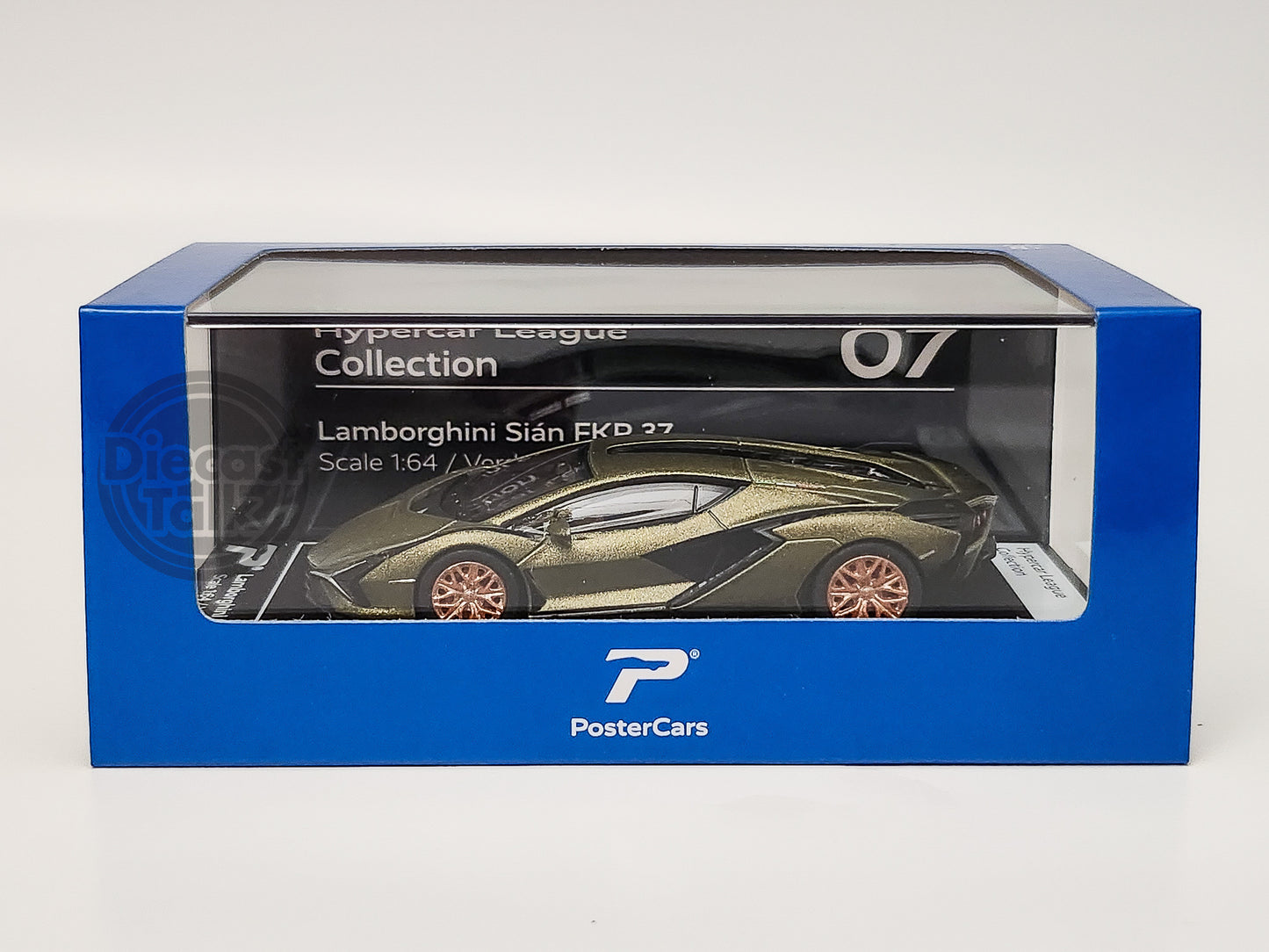 PosterCars 1/64 Lamborghini Sian FKP 37 Verde Gea