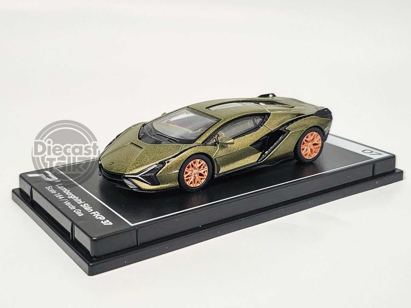 PosterCars 1/64 Lamborghini Sian FKP 37 Verde Gea