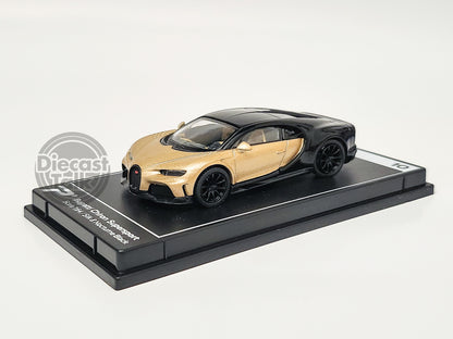 PosterCars 1/64 Bugatti Chiron Supersport Silk/Nocturne Black