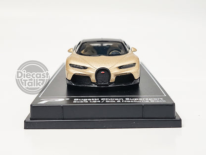 PosterCars 1/64 Bugatti Chiron Supersport Silk/Nocturne Black