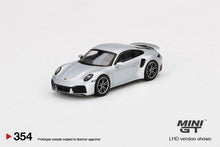 Load image into Gallery viewer, Mini GT 1:64 Mijo Exclusive Porsche 911 Turbo S GT Silver Metallic