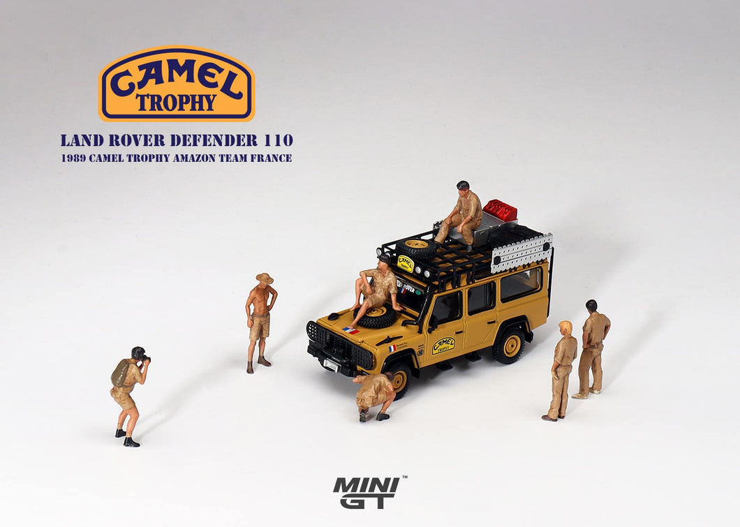 Mini GT 1:64 Metal Figurine Camel Trophy Crew