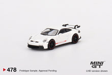Load image into Gallery viewer, Mini GT 1:64 Porsche 911 (992) GT3 White – Mijo Exclusive