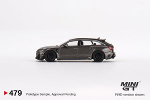 Mini GT 1:64 Audi ABT RS6-R Daytona Grey- Mijo Exclusive