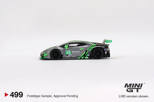 Mini GT 1:64 Lamborghini Huracán GT3 EVO #39 2022 IMSA Road America 2nd Place – MiJo Exclusives USA