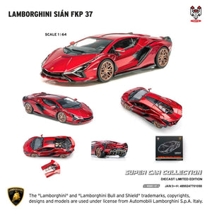 HH Toys 1/64 Lamborghini Sian FKP37 Red