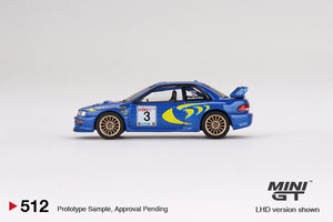 (Preorder) Mini GT 1:64 Subaru Impreza WRC97 1997 Rally Sanremo Winner #3 New Tooling