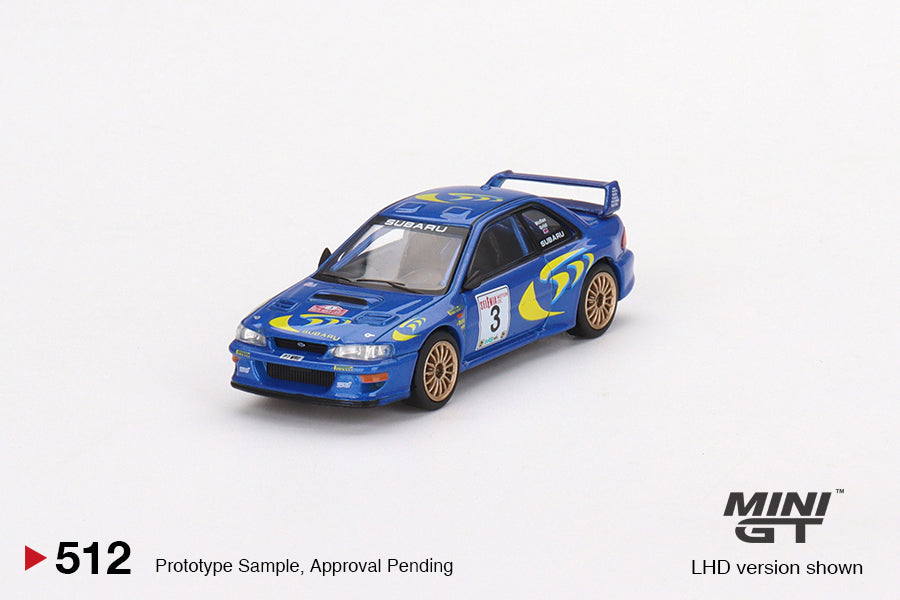 (Preorder) Mini GT 1:64 Subaru Impreza WRC97 1997 Rally Sanremo Winner #3 New Tooling