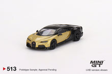 Load image into Gallery viewer, Mini GT 1:64 Bugatti Chiron Super Sport Gold