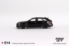 Load image into Gallery viewer, Mini GT 1:64 ABT Audi RS6 Johann Abt Signature Edition Black