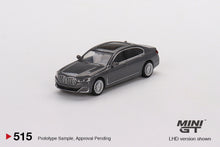 Load image into Gallery viewer, Mini GT 1:64 BMW 750Li xDrive Bernina Grey Amber Effect