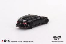 Load image into Gallery viewer, Mini GT 1:64 ABT Audi RS6 Johann Abt Signature Edition Black