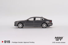Load image into Gallery viewer, Mini GT 1:64 BMW 750Li xDrive Bernina Grey Amber Effect
