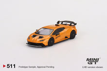 Load image into Gallery viewer, Mini GT 1:64 Lamborghini Huracán STO  Arancio Borealis