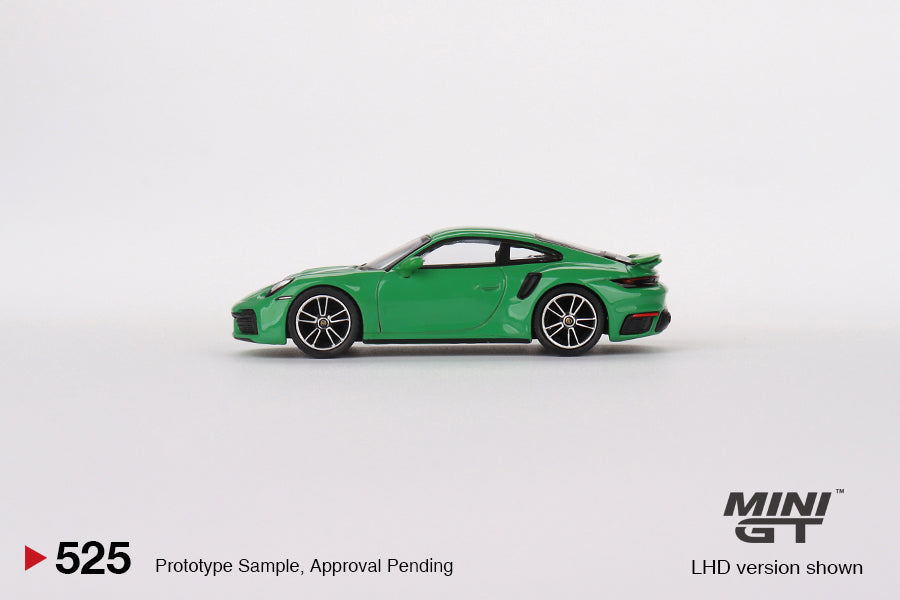 Mini GT 1:64 Porsche 911 Turbo S Python – Green – Mijo Exclusives