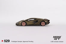 Load image into Gallery viewer, Mini GT 1:64 Lamborghini Sián FKP 37 Presentation – Matte Green – Mijo Exclusives