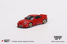 Load image into Gallery viewer, Mini GT 1:64 Nissan Silvia (S15) Rocket Bunny – Red – Mijo Exclusives