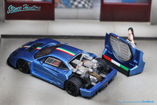 Load image into Gallery viewer, (Pre Order) Stance Hunters 1/64 Ferrari F40 LM with removable engine cover Red/Blue