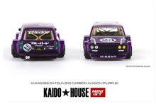 Load image into Gallery viewer, Kaido House x Mini GT 1:64 Datsun Kaido 510 Wagon #23 (Purple) Limited Edition