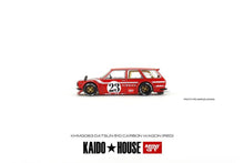 Load image into Gallery viewer, Kaido House x Mini GT 1:64 Datsun Kaido 510 Wagon #23 (Red) Limited Edition