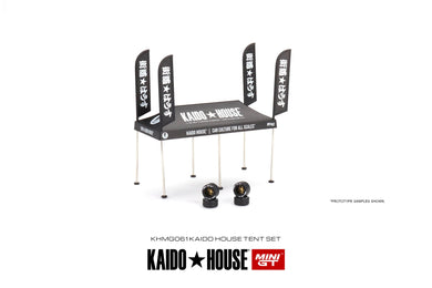 Kaido House x Mini GT 1:64 KaidoHouse Tent V1- Black – Limited Edition