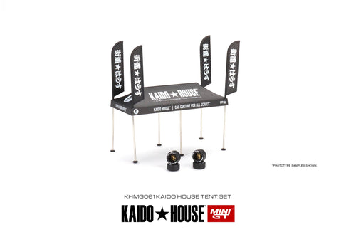 (Preorder) Kaido House x Mini GT 1:64 KaidoHouse Tent V1- Black – Limited Edition