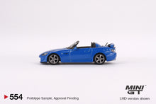Load image into Gallery viewer, Mini GT 1:64 Honda S2000 (AP2) CR – Apex Blue- Mijo Exclusives