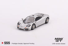 Load image into Gallery viewer, Mini GT 1:64 McLaren F1 – Magnesium Silver – Mijo Exclusives