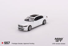 Load image into Gallery viewer, (Preorder) Mini GT 1:64 BMW Alpina B7 xDrive – Alpine White- Mijo Exclusives