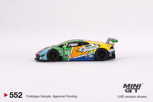 Load image into Gallery viewer, Mini GT 1:64 Lamborghini Huracán GT3 EVO #19 GEAR Racing 2020 IMSA Daytona 24 Hrs – Mijo Exclusives
