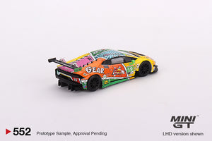 (Preorder) Mini GT 1:64 Lamborghini Huracán GT3 EVO #19 GEAR Racing 2020 IMSA Daytona 24 Hrs – Mijo Exclusives