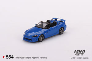 Mini GT 1:64 Honda S2000 (AP2) CR – Apex Blue- Mijo Exclusives