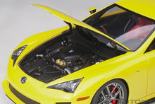 Load image into Gallery viewer, AUTOart 1/18 Lexus LFA 1:18 Pearl Yellow 78854