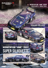 Load image into Gallery viewer, Inno 1/64 NISSAN SKYLINE &quot;LBWK&quot; (ER34) SUPER SILHOUETTE MIDNIGHT PURPLE II