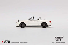Load image into Gallery viewer, 1/64 MiniGT Taiwan Exclusive Mazda Miata MX-5 (NA) Tuned Version Classic White