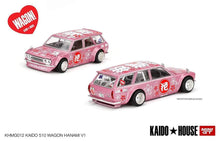 Load image into Gallery viewer, Kaido House x Mini GT 1:64 Datsun Kaido 510 Wagon Hanami V1 Pink Limited Edition