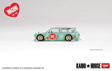 Load image into Gallery viewer, Kaido House x Mini GT 1:64 Datsun Kaido 510 Wagon Hanami V1 Green Limited Edition