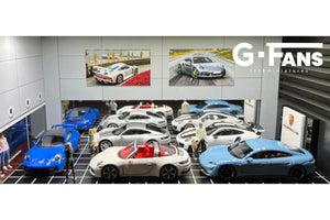 1/64 GFans US Exclusive Porsche Dealership with Service Center