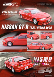 INNO64 NISSAN SKYLINE GT-R (R33) NISMO 400R Super Clear Red II