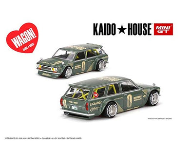 1/64 MiniGT Kaidohouse Datsun Kaido 510 Wagon Green Limited Edition