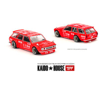 Load image into Gallery viewer, Kaido House x Mini GT 1:64 Datsun Kaido 510 Wagon Fire Version 1 (Red) Limited Edition