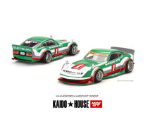 Load image into Gallery viewer, Kaido House x Mini GT 1:64 Datsun KAIDO Fairlady Z Kaido GT V2 Green With White Limited Edition