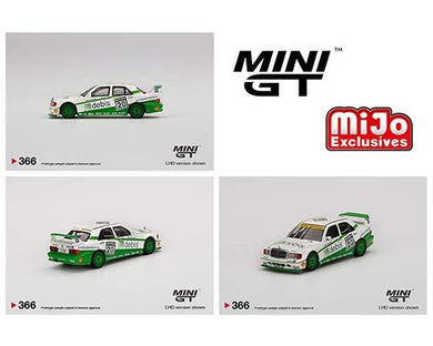 Mini GT 1:64 Mijo Exclusives Mercedes-Benz 190E 2.5 16 Evolution II 1991 DTM Zakspeed #20 Michael Schumacher