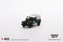 Load image into Gallery viewer, Mini GT 1:64 Land Rover Defender 90 Pickup Bronze Green – Mijo Exclusive