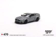 Load image into Gallery viewer, Mini GT 1:64 Ford Mustang GT LB-Works Grey – Mijo Exclusive