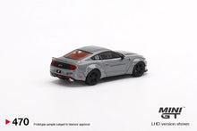 Load image into Gallery viewer, Mini GT 1:64 Ford Mustang GT LB-Works Grey – Mijo Exclusive
