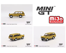 Load image into Gallery viewer, (Preorder) Mini GT 1:64 1971 Range Rover – Bahama Gold – MiJo Exclusives USA