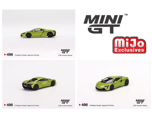 Mini GT 1:64 McLaren Artura – Flux Green – MiJo Exclusives USA