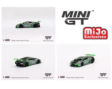 Load image into Gallery viewer, Mini GT 1:64 Lamborghini Huracán GT3 EVO #39 2022 IMSA Road America 2nd Place – MiJo Exclusives USA