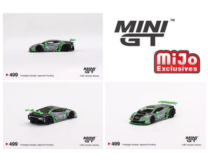 Mini GT 1:64 Lamborghini Huracán GT3 EVO #39 2022 IMSA Road America 2nd Place – MiJo Exclusives USA